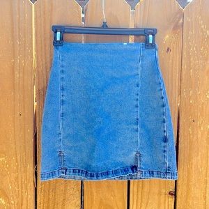 Brandy Melville denim a line skirt